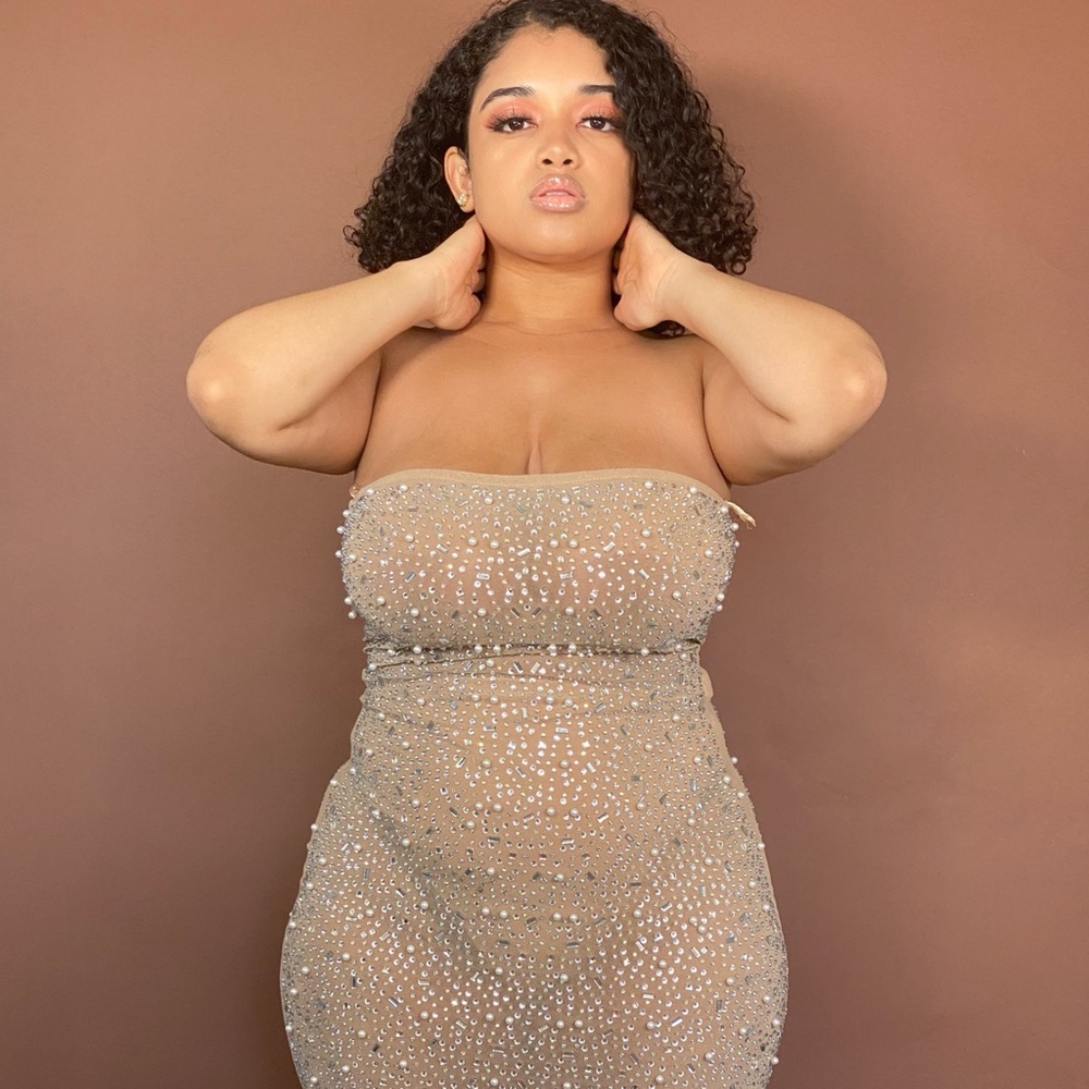 Riri Rhinestone Dress